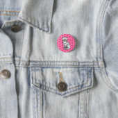 Badge Rond 2,50 Cm Persan chinchilla (En situation)