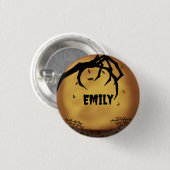 Badge Rond 2,50 Cm Personalized Spooky Hand Emo (Devant & derrière)