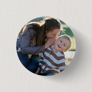 Badge Rond 2,50 Cm Personnalisation de photo simple