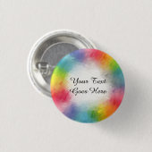 Badge Rond 2,50 Cm Personnalisé Ajouter Votre Nom De Texte Modèle Col (Devant & derrière)