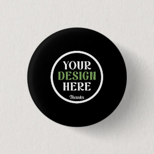 Badge Rond 2,50 Cm personnalisé, unique, élégant et minimaliste