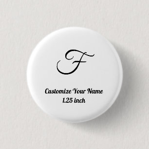 Badge Rond 2,50 Cm Personnalisez simple coutume 1,25 pouces Rond