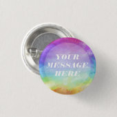 Badge Rond 2,50 Cm Personnalisez votre propre arc-en-ciel (Devant & derrière)