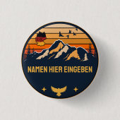 Badge Rond 2,50 Cm Personnalisierter Ortsname Deutschland Runddesign (Devant)