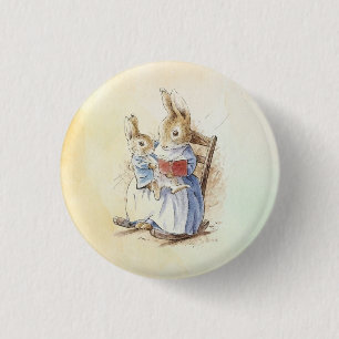 Badge Rond 2,50 Cm Peter Rabbit (livre)