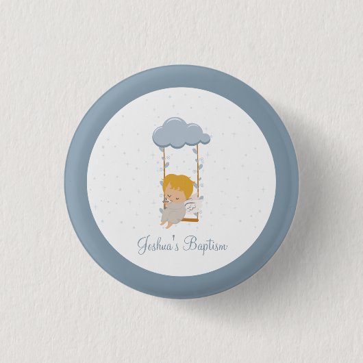 Badge Rond 2,50 Cm Petit ange mignon (Devant)