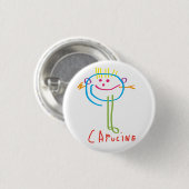 Badge Rond 2,50 Cm Petit bouton 1 (Devant & derrière)