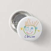 Badge Rond 2,50 Cm Petit bouton 3 (Devant & derrière)