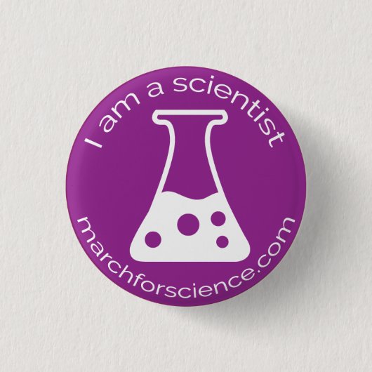 Badge Rond 2,50 Cm Petit bouton - chimie (Devant)