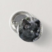 Badge Rond 2,50 Cm Petit bouton de chaton sauvage (Devant & derrière)