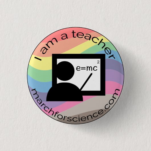 Badge Rond 2,50 Cm Petit bouton - professeur (Devant)