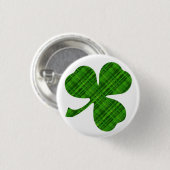 Badge Rond 2,50 Cm Petit bouton rond Lucky Shamrock (Devant & derrière)