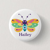 Badge Rond 2,50 Cm Petit bug mignon (Devant)