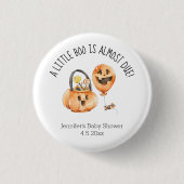 Badge Rond 2,50 Cm petit garçon, mignon baby shower halloween (Devant)
