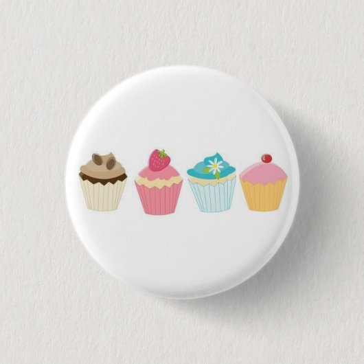 Badge Rond 2,50 Cm Petit gâteau (Devant)