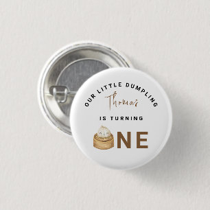 Badge Rond 2,50 Cm Petit gâteau chinois pour la première fête d'anniv