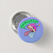 Badge Rond 2,50 Cm Petit gâteau de carnivore (Devant & derrière)