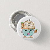 Badge Rond 2,50 Cm Petit gâteau de carotte d'EDO (Devant & derrière)