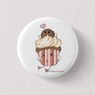 Badge Rond 2,50 Cm Petit gâteau d'EDO Oreo