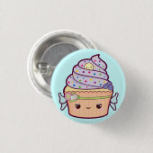 Badge Rond 2,50 Cm Petit gâteau féerique (Devant & derrière)