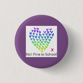 Badge Rond 2,50 Cm Petit insigne de NFIS (pourpre)