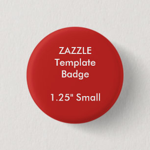 Badge Rond 2,50 Cm Petit modèle rond de blanc d'insigne de la coutum