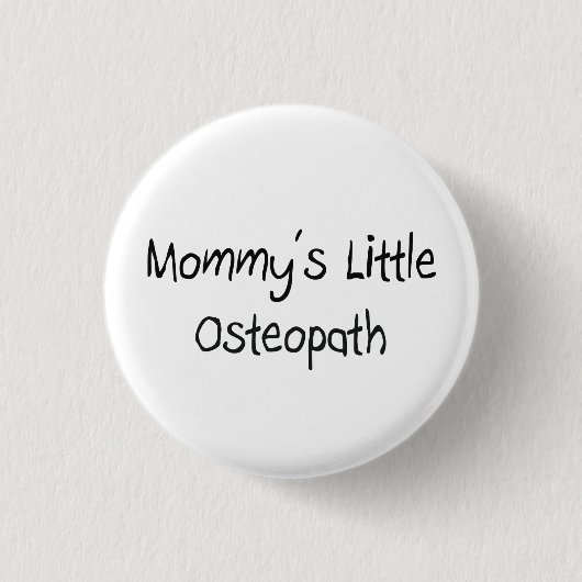 Badge Rond 2,50 Cm Petit ostéopathe de Mommys (Devant)