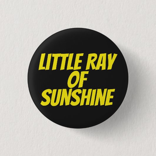 Badge Rond 2,50 Cm Petit rayon du soleil | (Devant)