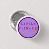Badge Rond 2,50 Cm Petite princesse (Devant & derrière)