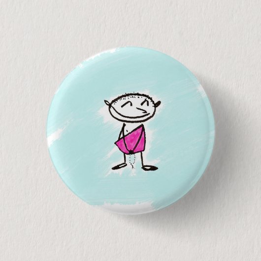 Badge Rond 2,50 Cm peu de bodhisattva (Devant)