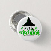 Badge Rond 2,50 Cm Peu de Pin de Witchling (Devant & derrière)