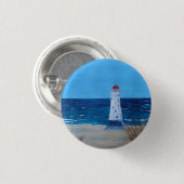 Badge Rond 2,50 Cm Phare de Talacre (Devant & derrière)