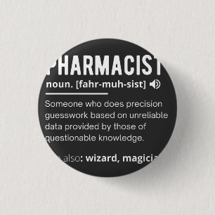 Badge Rond 2,50 Cm pharmacist