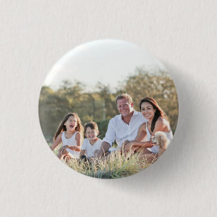 Badge Rond 2,50 Cm Photo de famille personnalisée