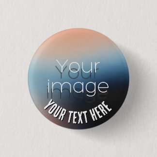 Badge Rond 2,50 Cm Photo et texte personnalisés pour réunion de famil