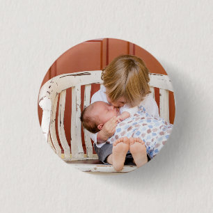 Badge Rond 2,50 Cm Photo personnalisé sur mesure