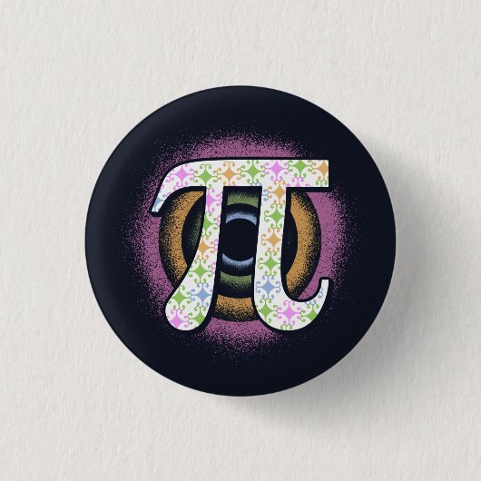 Badge Rond 2,50 Cm Pi Day Math Nerd (Devant)