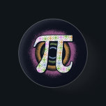 Badge Rond 2,50 Cm Pi Day Math Nerd<br><div class="desc">Symbole Pi mignon pour les futurs adeptes des maths et des sciences</div>