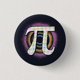 Badge Rond 2,50 Cm Pi Day Math Nerd
