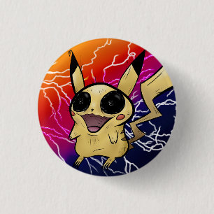 Badge Rond 2,50 Cm Pi Kachu