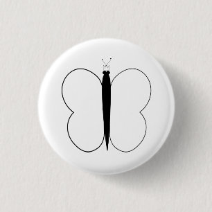 Badge Rond 2,50 Cm PIC de papillon