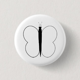 Badge Rond 2,50 Cm PIC de papillon
