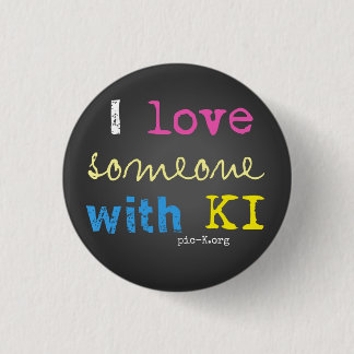 Badge Rond 2,50 Cm pic-K Love