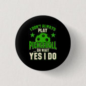 Badge Rond 2,50 Cm Pickleball (Devant)