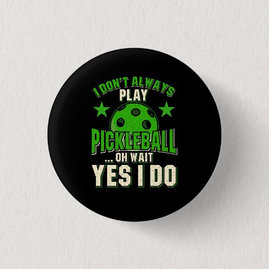Badge Rond 2,50 Cm Pickleball (Devant)