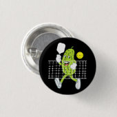 Badge Rond 2,50 Cm Pickleball Jouer - Drôle Pickleball Paddle (Devant & derrière)