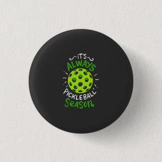 Badge Rond 2,50 Cm Pickleball - Saison de Pickleball