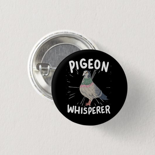 Badge Rond 2,50 Cm Pigeon (Devant & derrière)