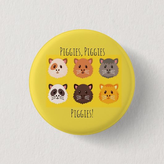 Badge Rond 2,50 Cm Piggies, Piggies, Piggies ! (Devant)