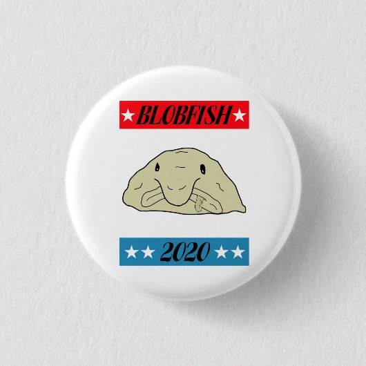 Badge Rond 2,50 Cm Pin 2020 de BlobFish (Devant)